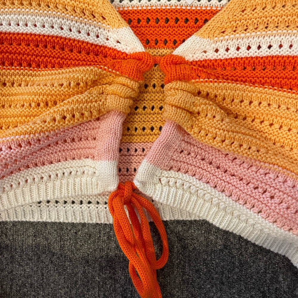 Colorful Striped Crochet Top - Picture 2 of 3